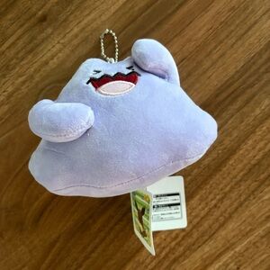 NWT 2018 Pokemon Center Mini 4” Ditto Plush Keychain Funny Face Series